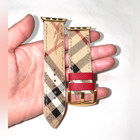 ❤️ Burberry Apple Watch Band Hand crafted